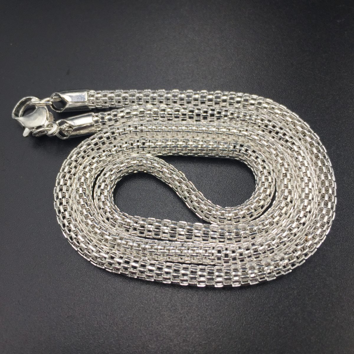 Chaîne Serpent Grande Taille argent massif 925