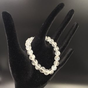 Bracelet en cristal de roche du Brésil « perles de 8mm »