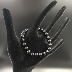 Bracelet en onyx du Brésil perles de 8mm