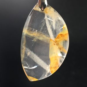 Pendentif quartz hématoïde (réf qh9)