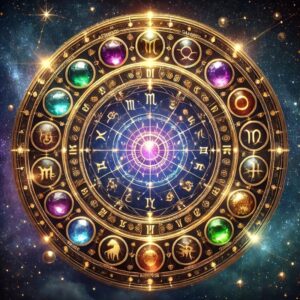 Roue Astrologie gemmes