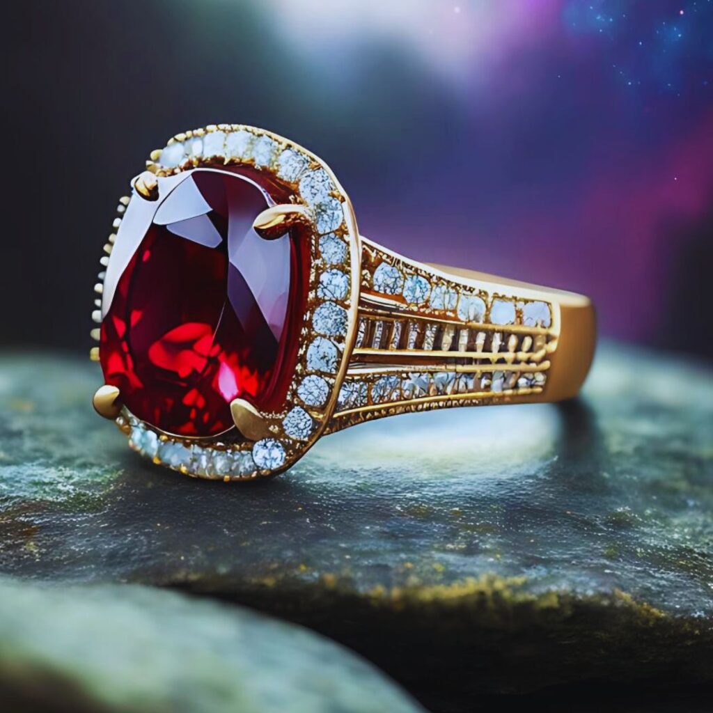 Bague en Rubis