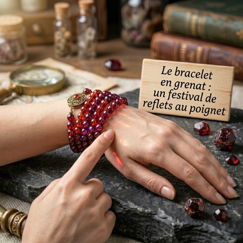 Bracelet en grenat