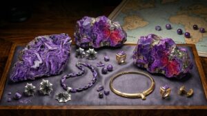 Charoïte de Sibérie et Sugilite Secrets d’Exception des Pierres Violettes Rares