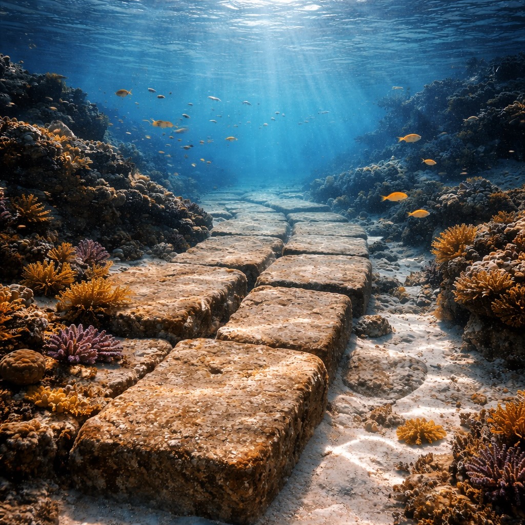 Chemin sous-marin de l'atlantide