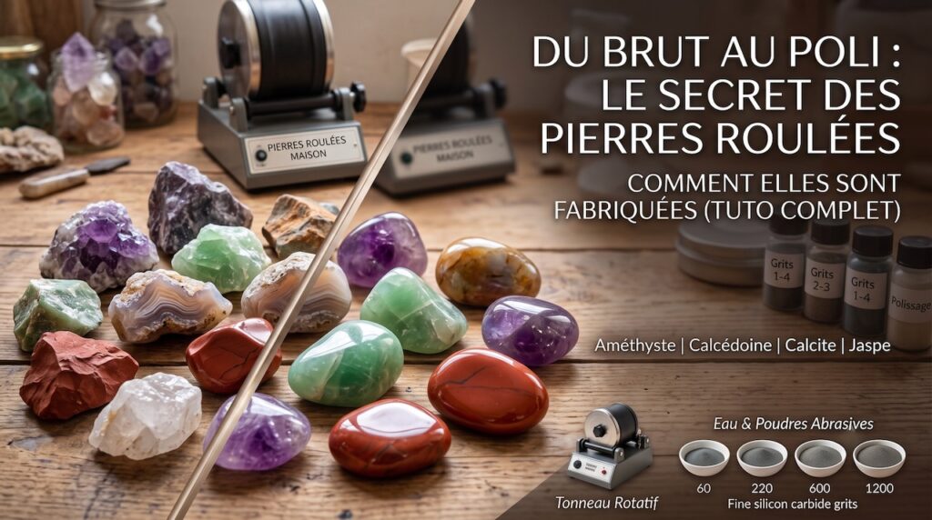 Du brut au poli Le Secret de Fabrication des Pierres Roulées