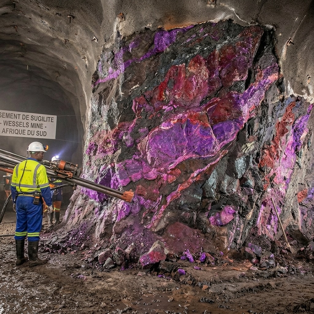 Exploitation de sugilite en Afrique
