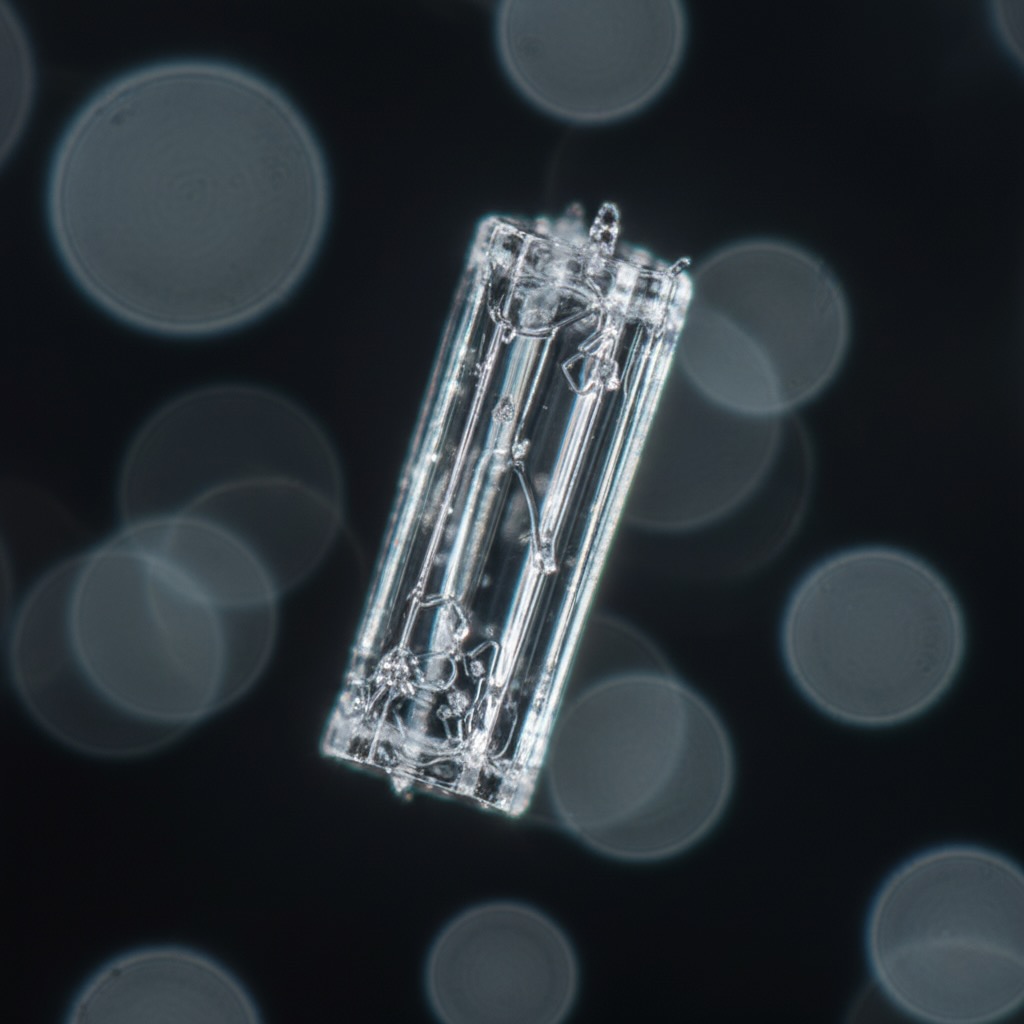 Flocon de neige en Colonne