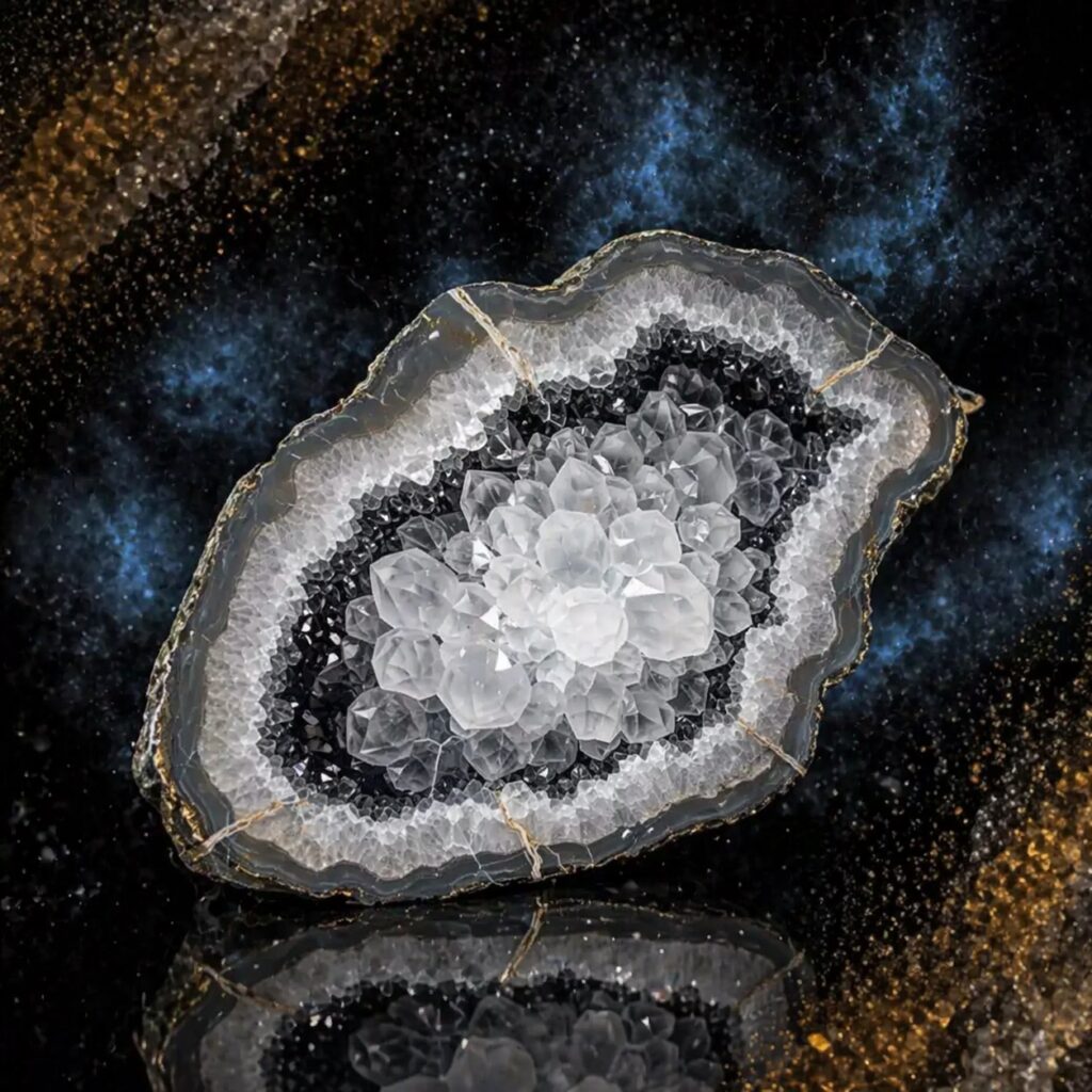 Formation du diamant d'herkimer