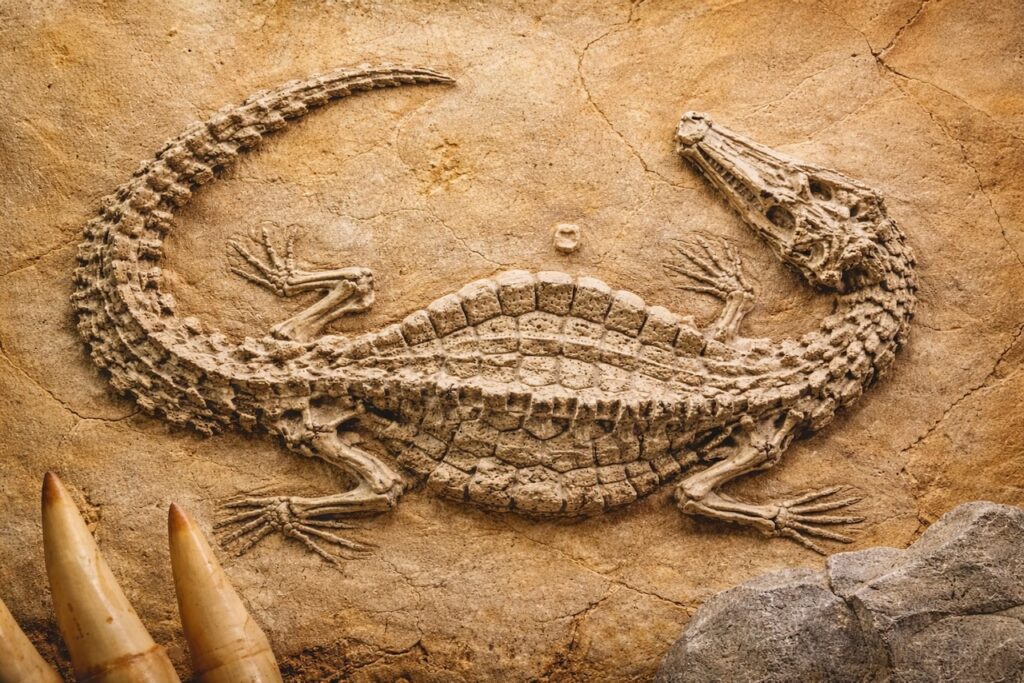 Fossiles des mines de phosphate du Maroc