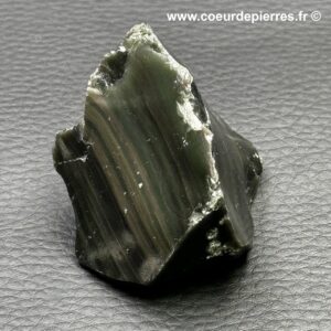 Obsidienne noire brute “larme d’apache” du Mexique (réf ob5)