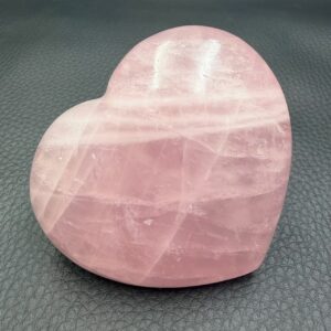 Coeur en Quartz Rose
