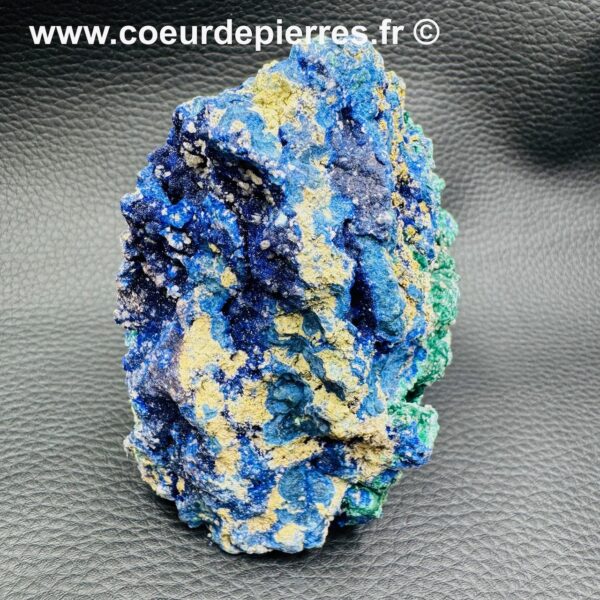Azurite sur Malachite du Maroc (réf azm17) – Image 2