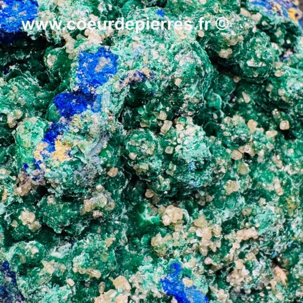 Azurite sur Malachite du Maroc (réf azm17) – Image 5