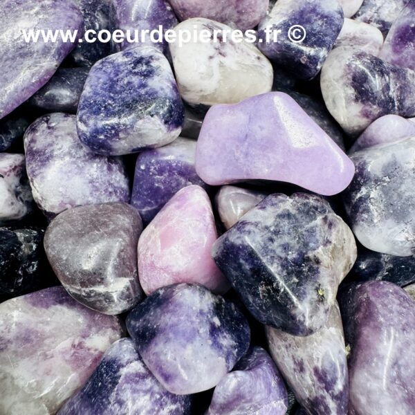 Mica Lépidolite du Brésil "Pierres roulées" – Image 2