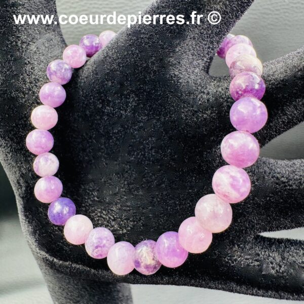 Bracelet en Lépidolite du Brésil "perles 6mm extra” – Image 2