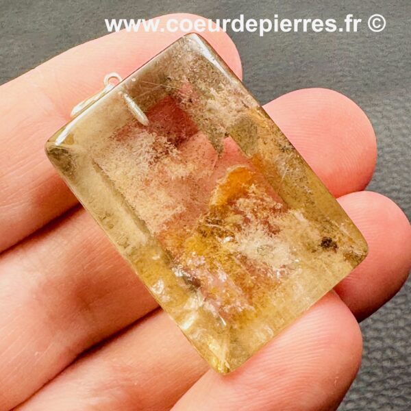 Pendentif en lodolite du Brésil (réf l18) – Image 5
