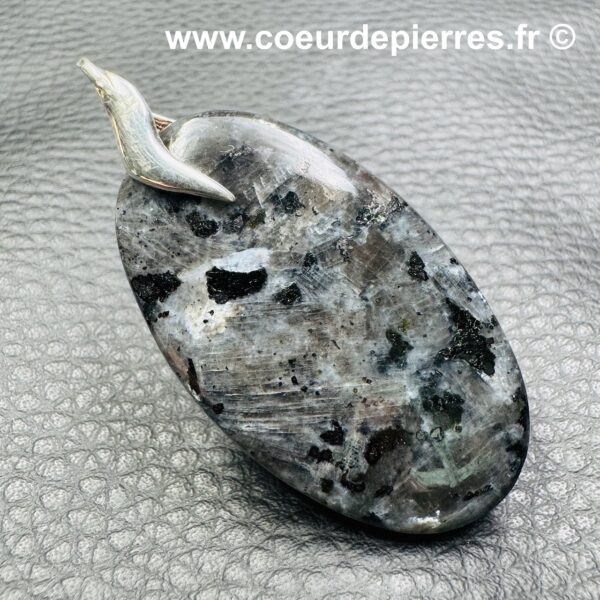 Pendentif en Larvikite de Norvége (réf plv1) – Image 2