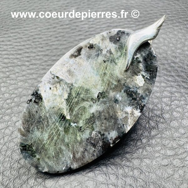 Pendentif en Larvikite de Norvége (réf plv1) – Image 3