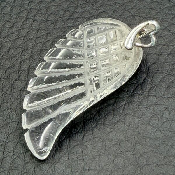 Pendentif en cristal de roche du Brésil (réf cr15) – Image 2