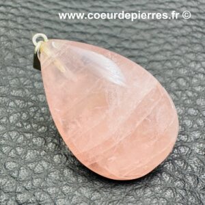 Pendentif en Quartz Rose