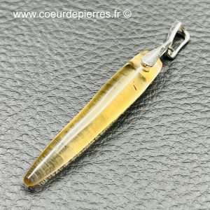 Pendentif en citrine naturelle de Madagascar (réf ci1)