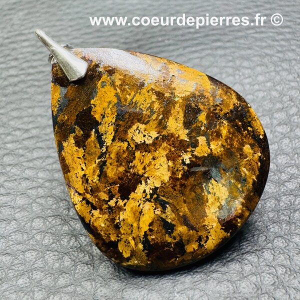 Pendentif bronzite de Birmanie (réf pb6) – Image 2