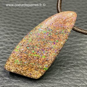 Pendentif en opale boulder matrix d’Australie de 34 carats (réf po56)