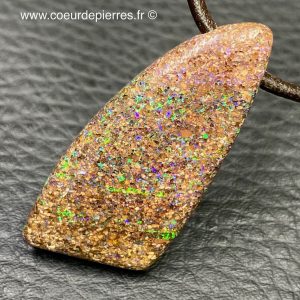 Pendentif en opale boulder matrix d’Australie de 34 carats (réf po56)