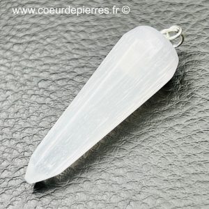 Pendentif en Sélénite du Maroc (réf sel3)