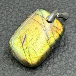 Pendentif Labradorite Verte