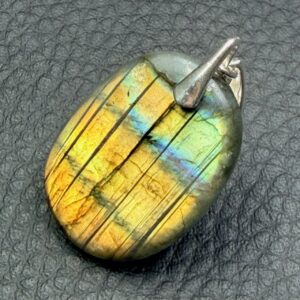 Pendentif Labradorite Dorée