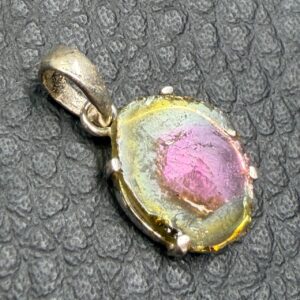 Pendentif en Tourmaline Melon d'eau