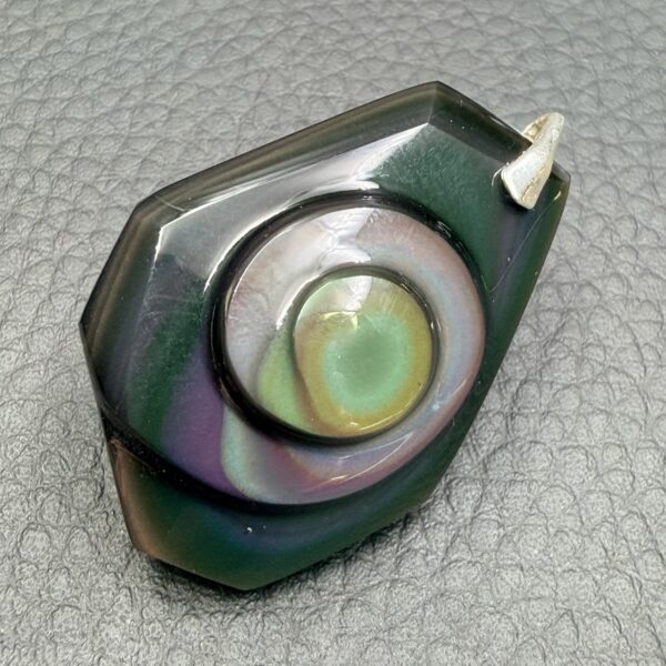 Pendentif Obsidienne Oeil Céleste « suprême » Mexique (réf ooc33) – Image 2