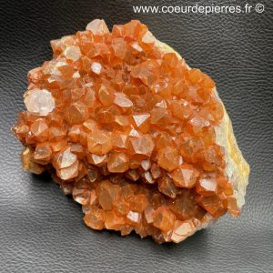 Druse de quartz hematoïde de 0,807 Kg du Puy de Dôme, France (réf dqh5)