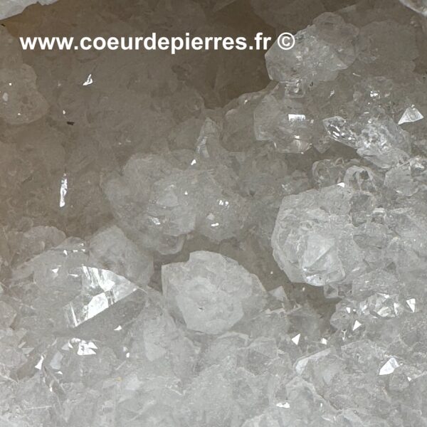 Géode cristal de roche du Maroc (réf gcr24) – Image 2