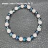 Bracelet Quartz Rose et Aqua Aura «perles 6 mm» – Image 3