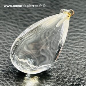 Pendentif en cristal de roche du Brésil (réf cr15)