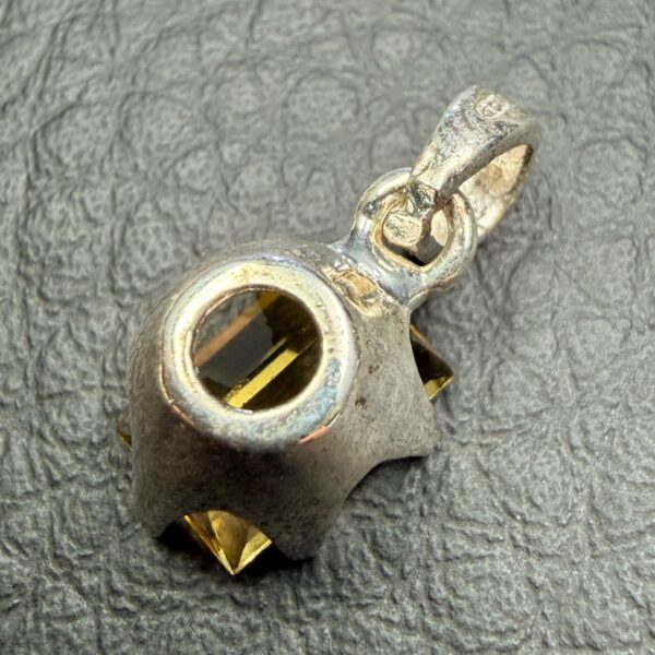 Pendentif en Héliodore du Brésil (réf phe5) – Image 5