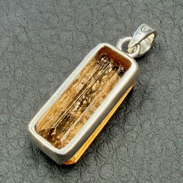 Pendentif en Topaze Impériale du Brésil (réf top15) – Image 5