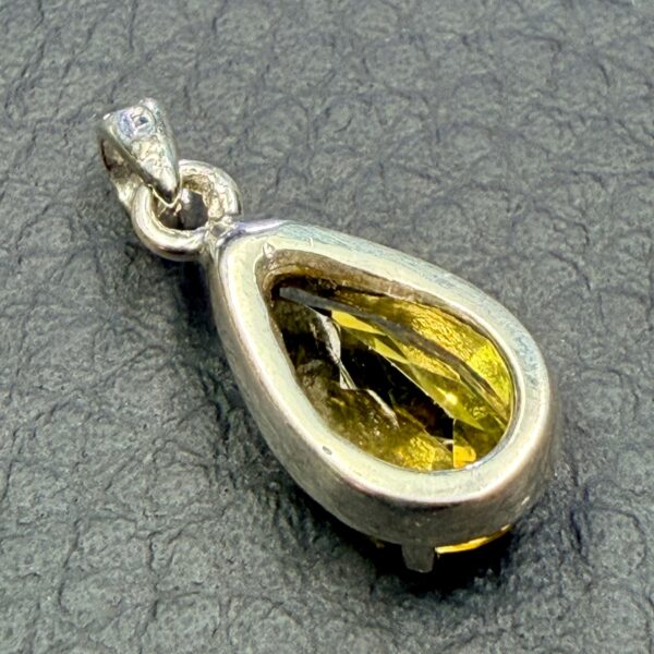 Pendentif en Héliodore du Brésil (réf phe2) – Image 3