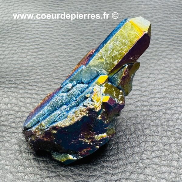 Druse de Quartz Titane “bombardé” (ref qt11) – Image 2