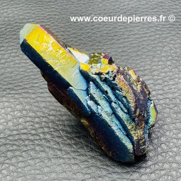 Druse de Quartz Titane “bombardé” (ref qt11) – Image 3