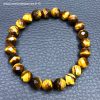 Bracelet en Oeil de Tigre "perles facettées 8mm" – Image 6
