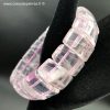 Bracelet Quartz Rose "Plaquettes" (réf bqr4) – Image 2