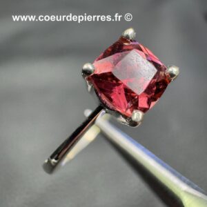 Bague en tourmaline rose