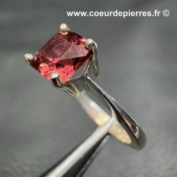 Bague en Tourmaline Rose "taille 53" (réf bat24) – Image 4
