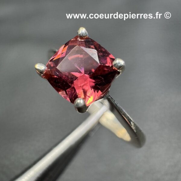 Bague en Tourmaline Rose "taille 53" (réf bat24) – Image 5