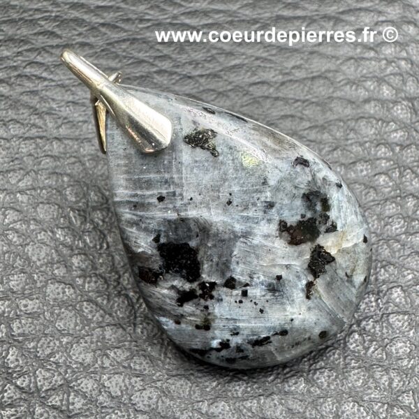 Pendentif en Larvikite de Norvége (réf plv7) – Image 2