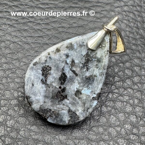 Pendentif en Larvikite de Norvége (réf plv7) – Image 3